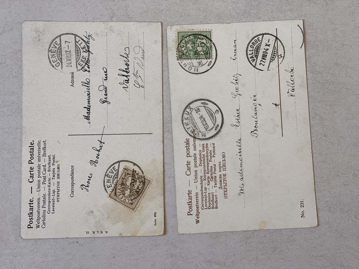 Cartoline postali: 2 alte Weihnachtskarten, Grusskarten,  – Usato da Strengelbach venduto da Aschatan5 1