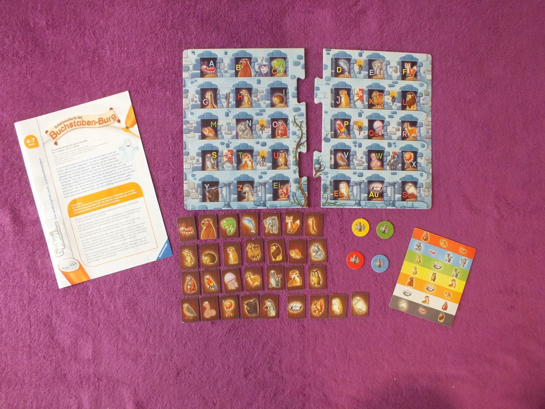 Ravensburger Jeux: tiptoi Spiel Schatzsuche - Buchstabenburg – D'occasion à Müllheim Dorf par Seeeule01 6