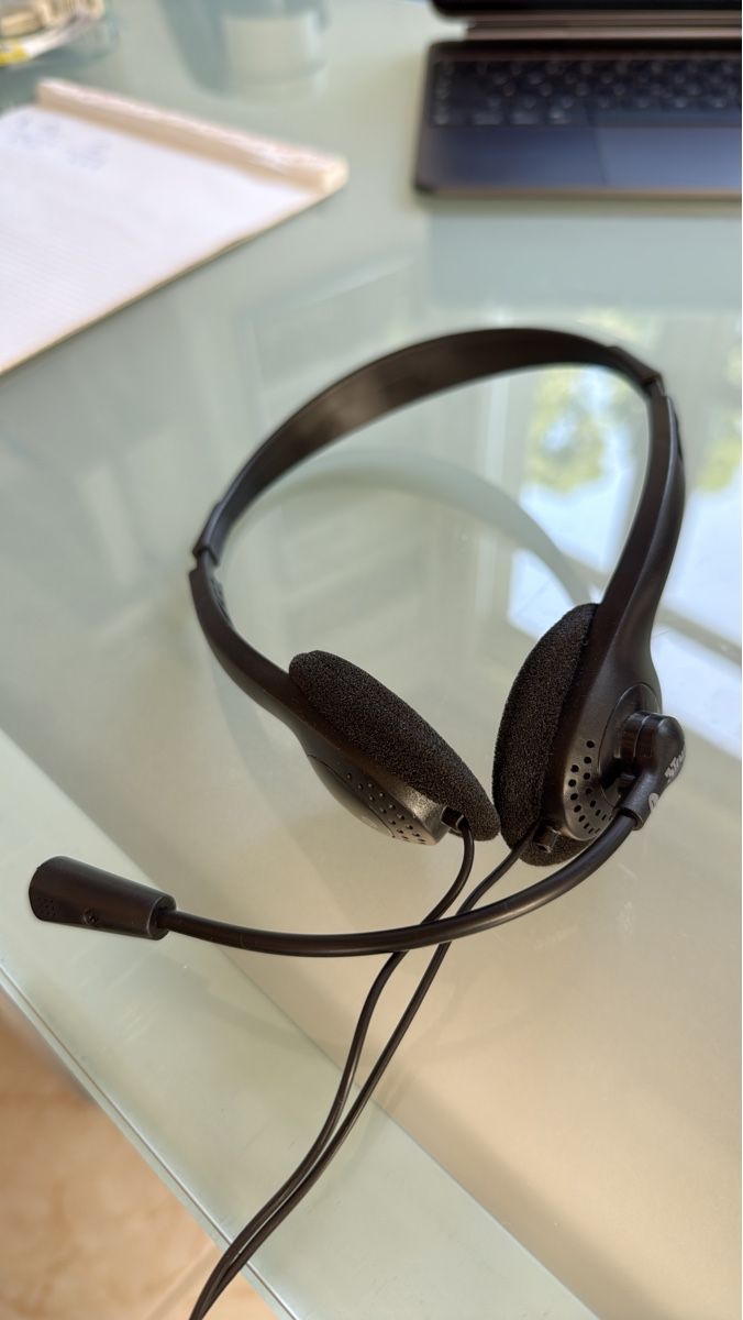 Cuffie: Schwarzes PC Headset für Homeoffice – Usato da Weiningen ZH venduto da -Adenin-