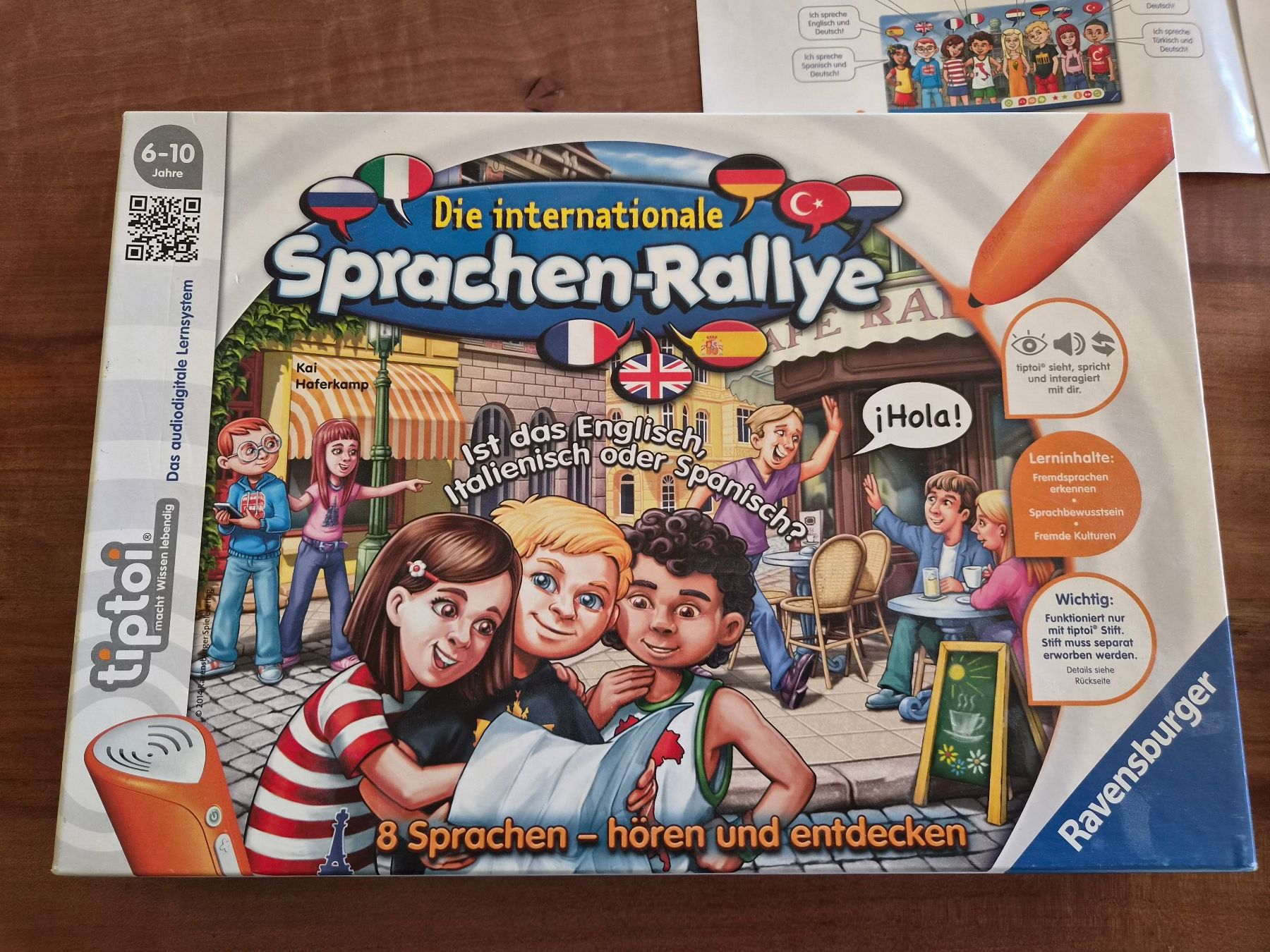 Ravensburger Jeux: Tiptoi Spiel "Die internationale Sprachen-Rallye" – D'occasion à Giswil par monimaus08