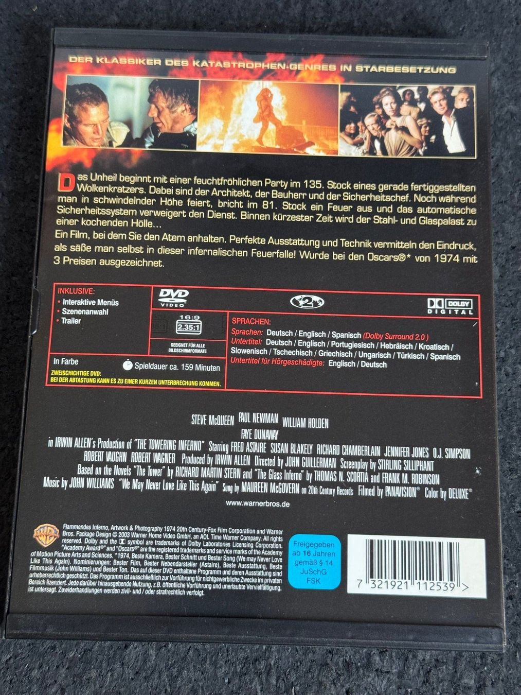 Alle DVDs: Flammendes Inferno DVD DE/EN/SP – Gebraucht aus Fribourg von tschjoly 1