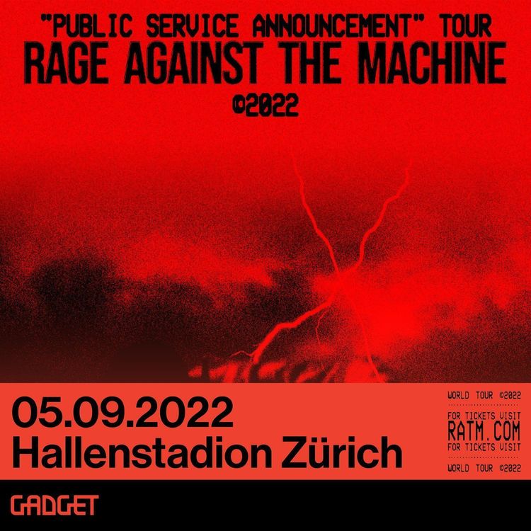 Collection 94+ Pictures rage against the machine, hallenstadion, september 5 Stunning