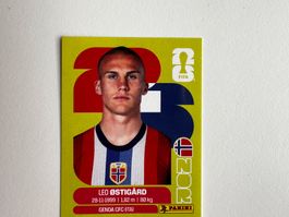Panini Fussballsticker Leo Ostigard NOR 4
