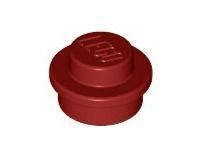 LEGO - 500x Dark Red Plate Round 1x1 - 4073 - NEW
