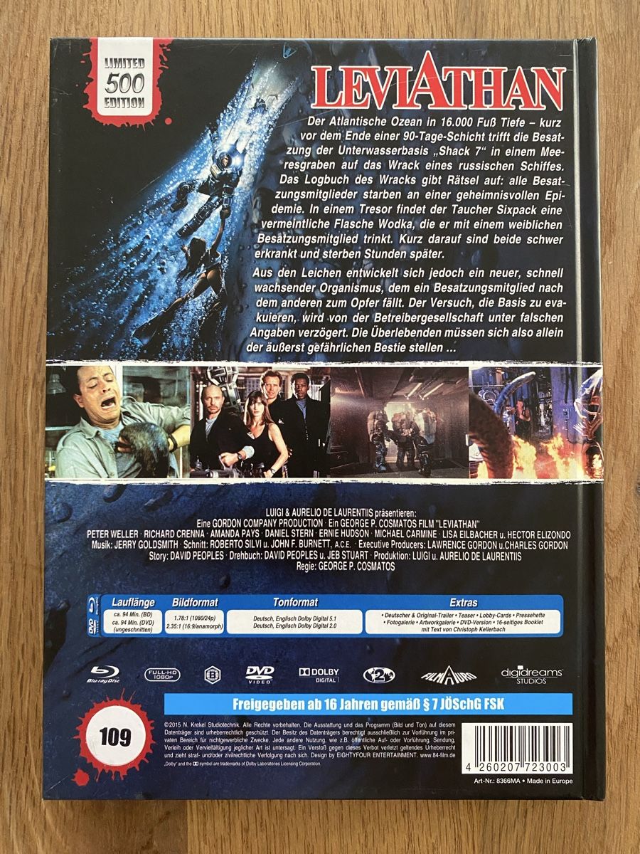 Tutti i DVDs: Leviathan Mediabook – Nuovo (secondo la descrizione) da Möhlin venduto da Devilspunchbowl 1
