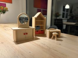 Holz Puppenhaus Möbel Set Bodo Hennig