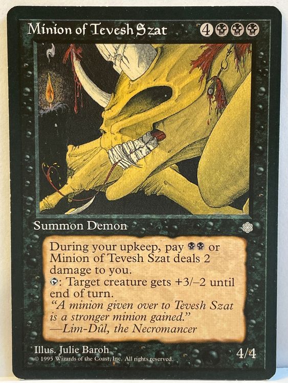 Magic The Gathering - Minion of Tevesh Szat (Neu (gemäss Beschreibung ...