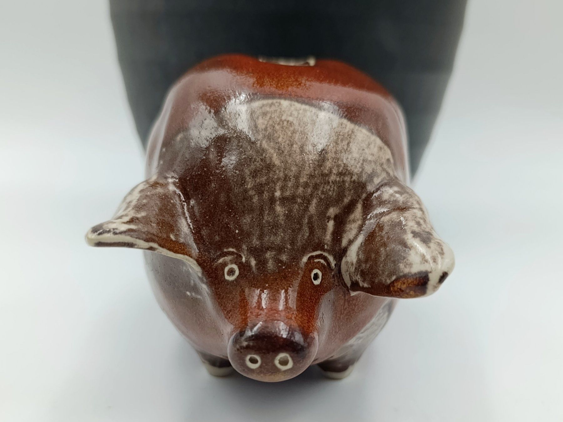 Salvadanai: Vintage Keramik Schwein Sparkasse – Usato da Wil SG venduto da Donaldus 2
