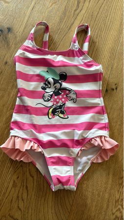 Badeanzug Disney Minnie Mouse gestreift gebraucht