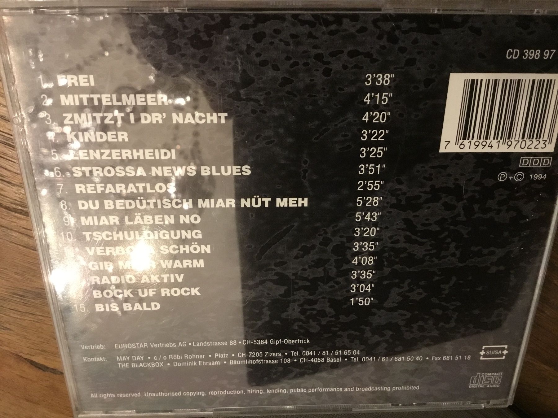 CD: MAY  DAY  Durchbruch - CD - Schweizer Mundart Rock – Usato da Thierachern venduto da sweden08 1
