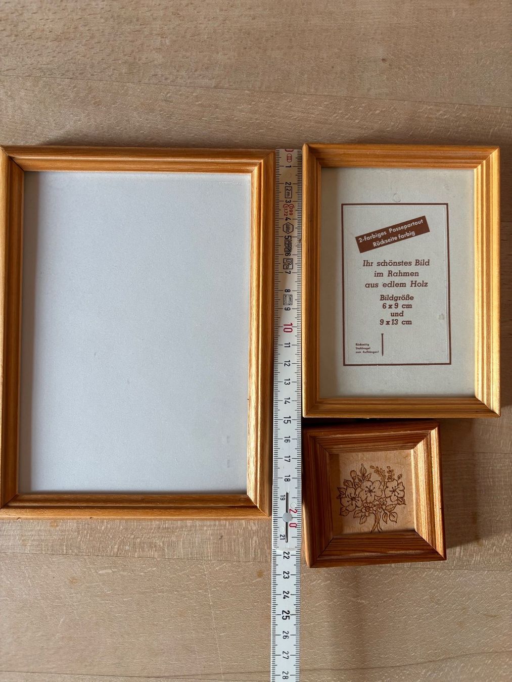 Bilderrahmen: Vintage Bilderrahmen Set 3 Stuck Holz – Gebraucht aus Horgen von uge_pd5p 3