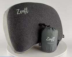 Zenft Travel Pillow Grey 34x22x10cm - New 