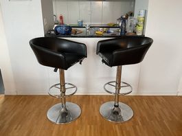 2 Barhocker // 2 tabourets de bar // 2 Bar Stools