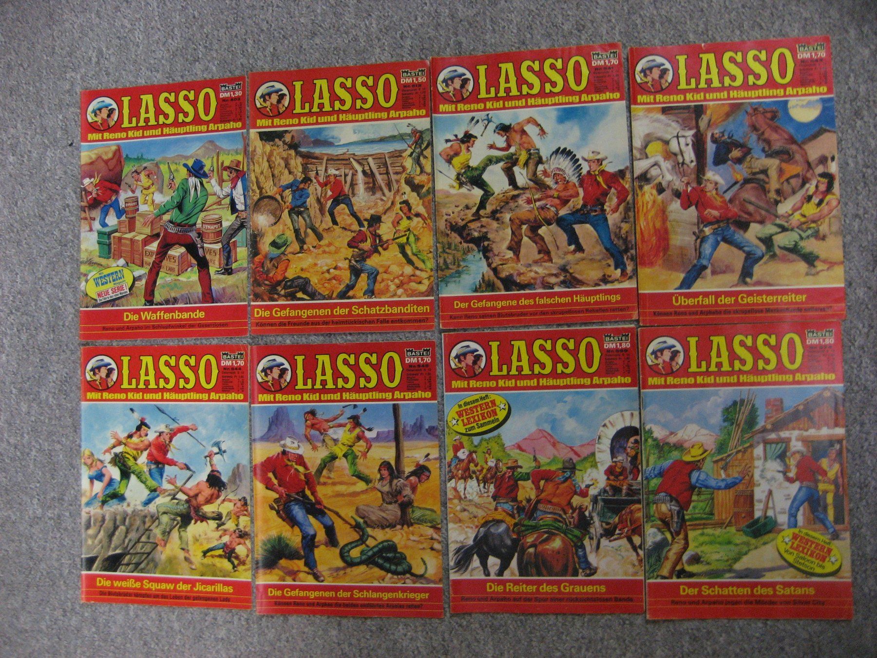 BD: 8 Lasso Comics – D'occasion à Bottighofen par Spiderman61