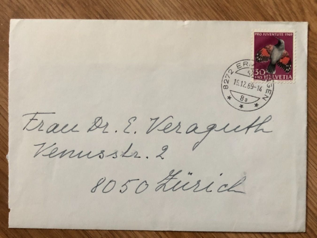 Tutti i francobolli: Bedarfsbrief mit Pro Juventute 15.12.69 Ermatingen – Usato da Landquart venduto da interesse63
