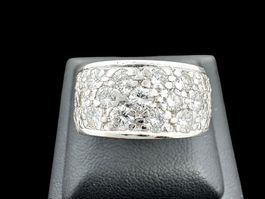 Diamanten 4.8c Ring 18k Weissgold Grösse 54 *S1830
