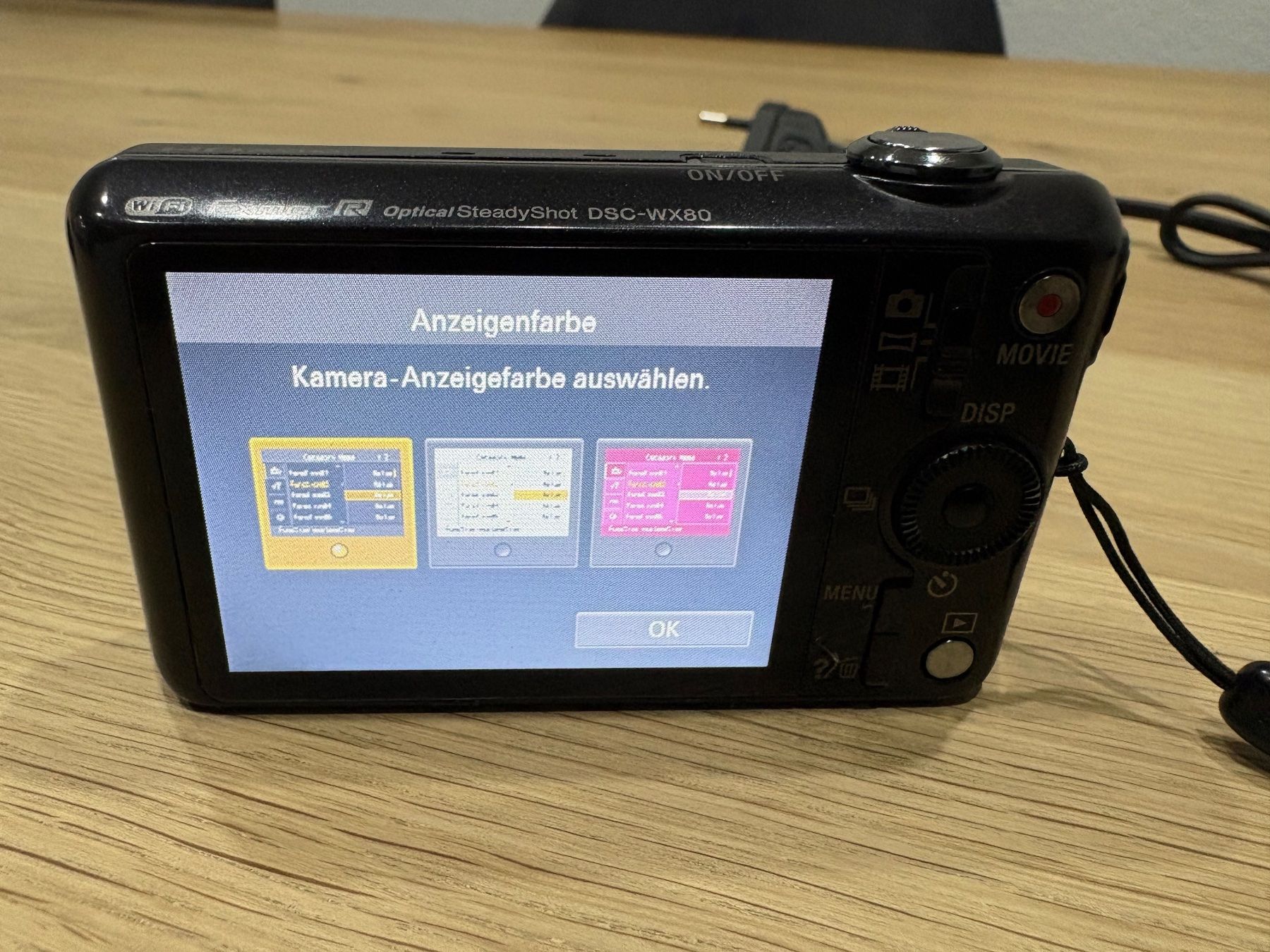 Sony WiFi Exmor R Optical SteadyShot DSC-WX80 Digitalkamera (Gebraucht ...