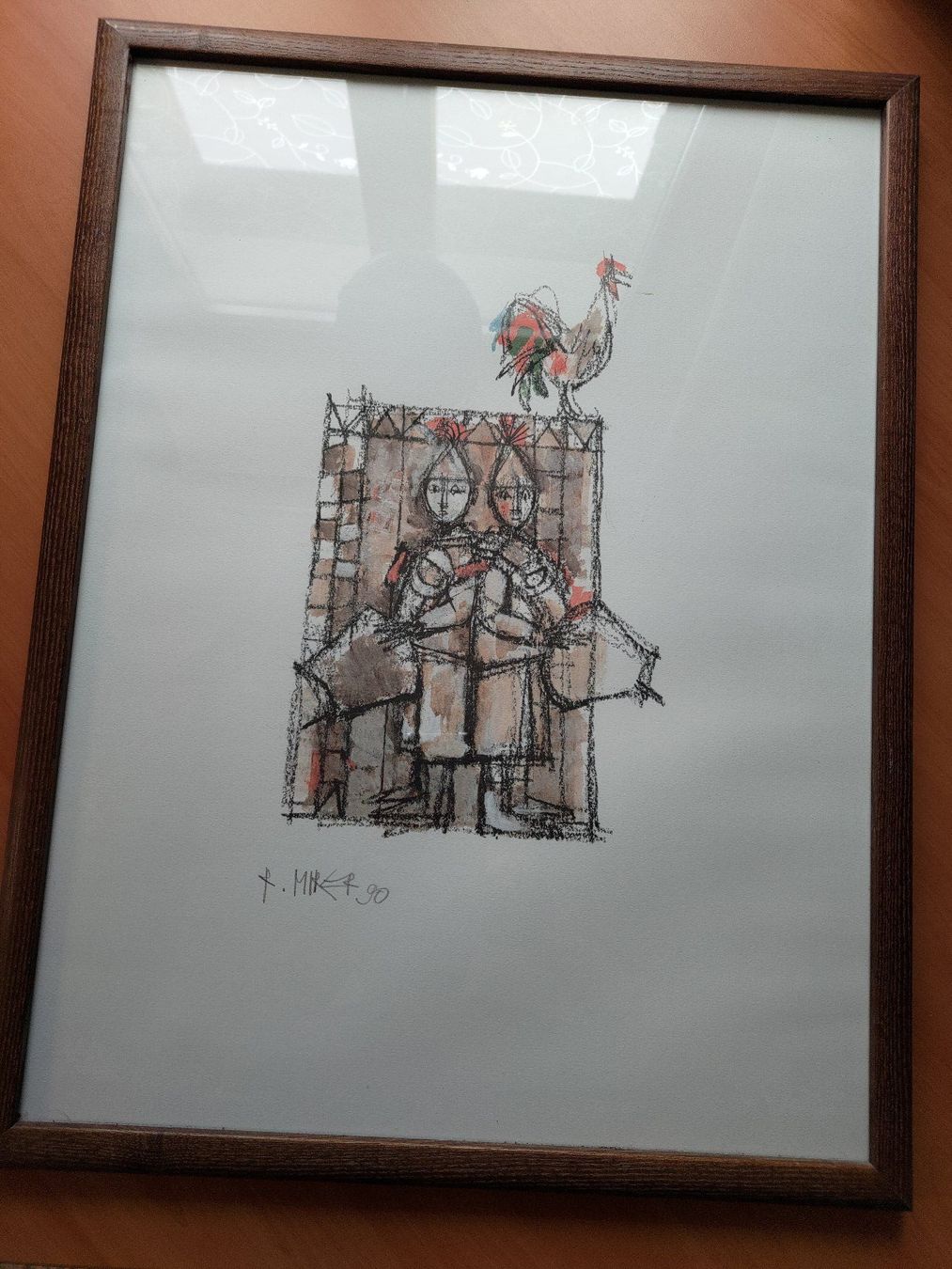 Foto & Immagini: Bild Mirer - Kunstdruck - gerahmt – Usato da Untervaz venduto da Lyraia 7