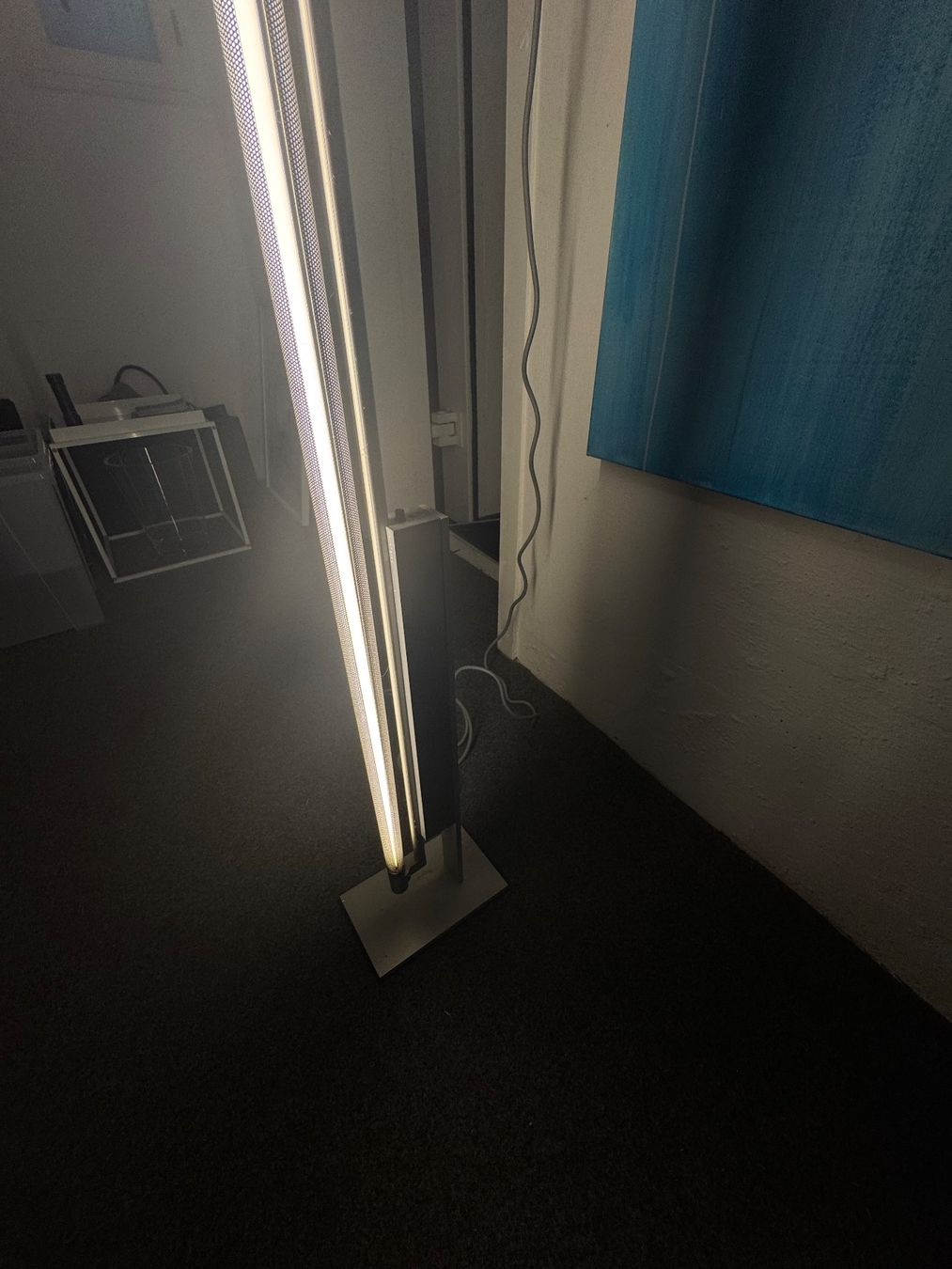Lampen: Stehlampe grau – Gebraucht aus Basel von VIO100 2