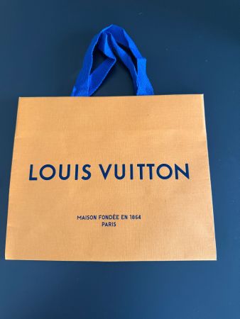 Louis Vuitton Papiertragetasche orange gebraucht Zustand