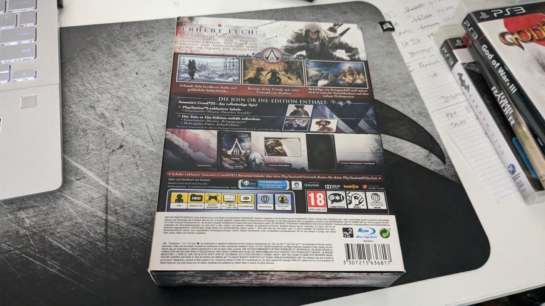 Sony Jeux: Assassin's Creed III Join Or Die Edition  PS3 Game – D'occasion à Hünenberg See par SpecialEditionGaming 2