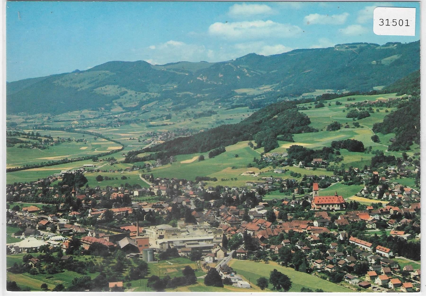 Cartoline postali: Flugaufnahme Balsthal SO – Usato da Ettingen venduto da Kartenplanet