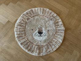Runder Kinderzimmer Teppich, Löwe, Top Zustand!