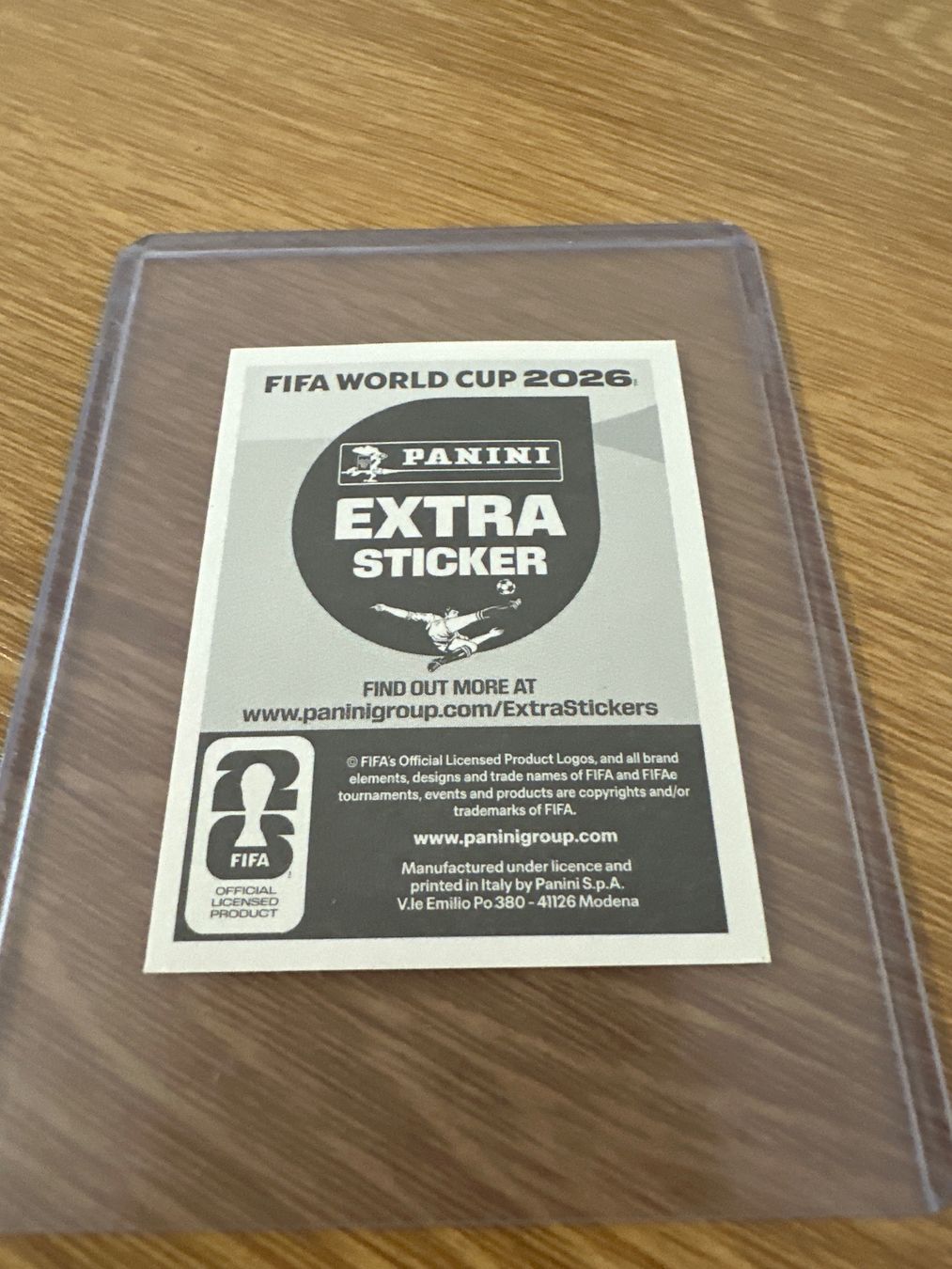 Panini Cartes à collectionner: Extra Sticker Silber WM 26: Luka Modric – Neuf avec emballage d'origine à Winterthur par sah_gn89 1
