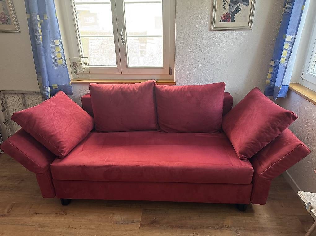 Divani: Sofa-/Bettsofa Samtoptik – Usato da Tägerwilen venduto da _Moonlight_ 1
