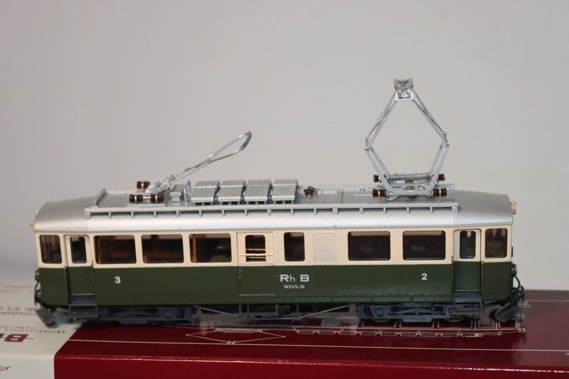 Bemo Modelleisenbahnen: Bemo RhB Triebwagen ( 369 ) – Gebraucht aus Kerzers von  3