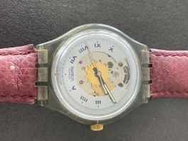 Swatch Uhr Automatik Rubin SAM100 Erstausgabe 1991