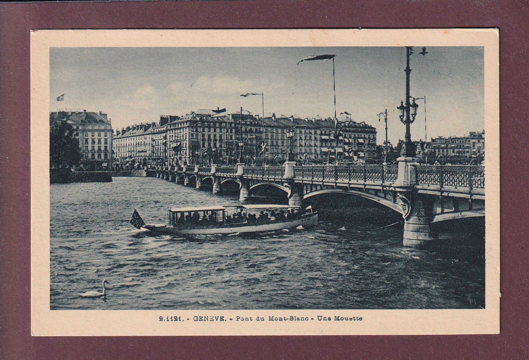 Cartoline postali: GENEVE - Bateau mouette – Usato da Pully venduto da nicecards
