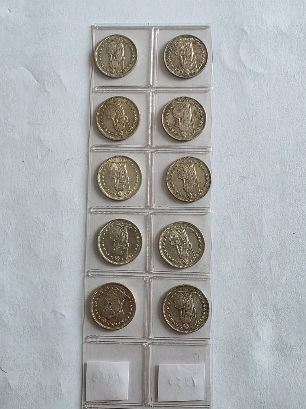 Tutti le monete: 50 centimes 1950 - 1959 – Usato da Concise venduto da coolinvest 1