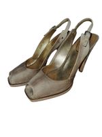 Prada Sandaletten Gr. 40, beige, Wildleder