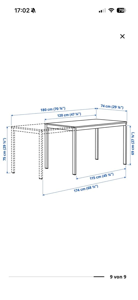 Ikea Tische: VIHALS Ausziehtisch IKEA – Gebraucht aus Basel von Rhabarberdiva 7
