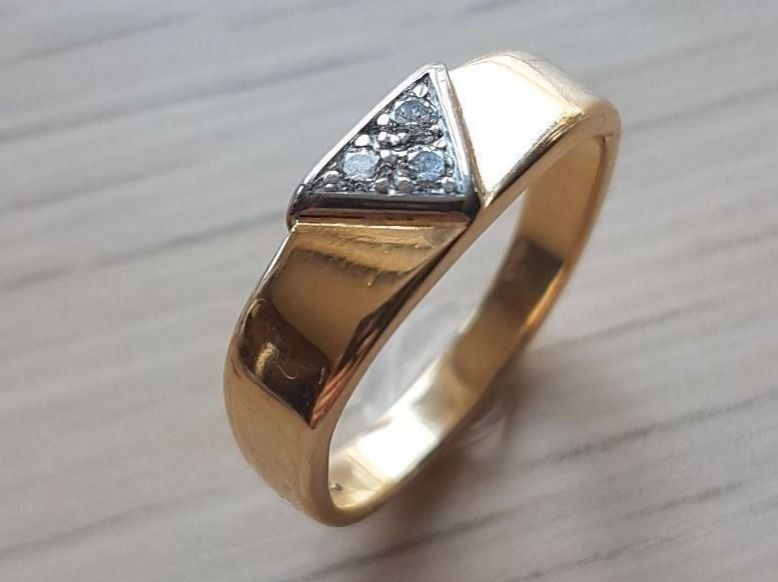 Anelli: Edler Brillantring 750 / 18 Karat Gold – Nuovo (secondo la descrizione) da Unterägeri venduto da Altgoldschmuck 8