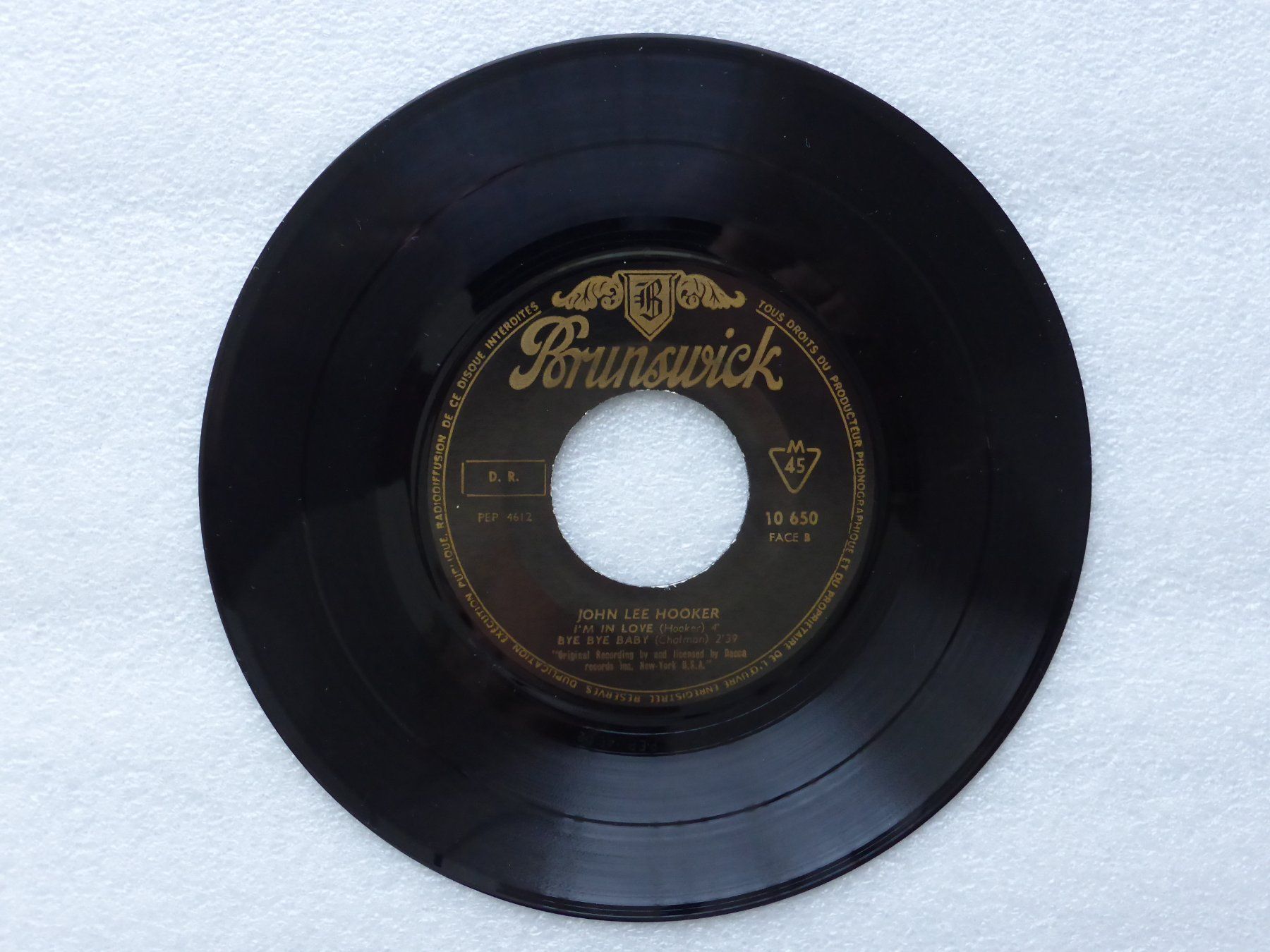 Dischi in vinile: Vinyl Single   EP  JOHN LEE HOOKER – Usato da Küssnacht am Rigi venduto da Mondkinder 2