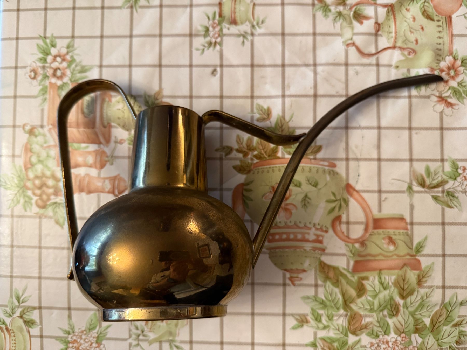 Annaffiatura & Irrigazione: Antike Messing Giesskanne von SIGG, ca. 14cm hoch – Nuovo e nell'imballaggio originale da Thun venduto da dane_pao 2