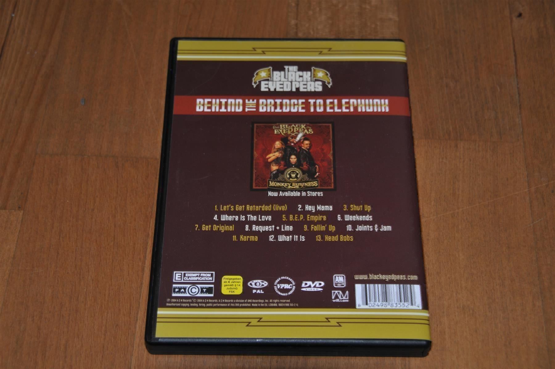Tutti i DVDs: DVD, The Black Eyed Peas – Usato da Winterthur venduto da Schwestere 2