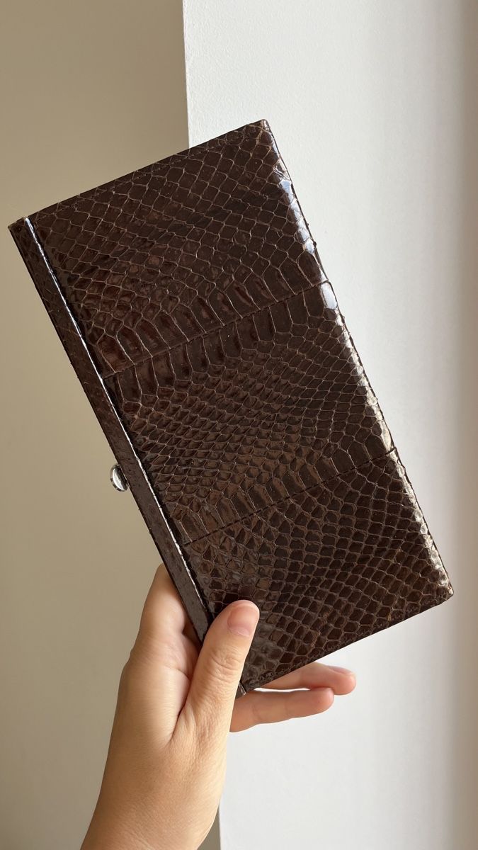 Borse da donna: Pochette pitone marrone donna – Usato da Lugano venduto da yul_fhg2