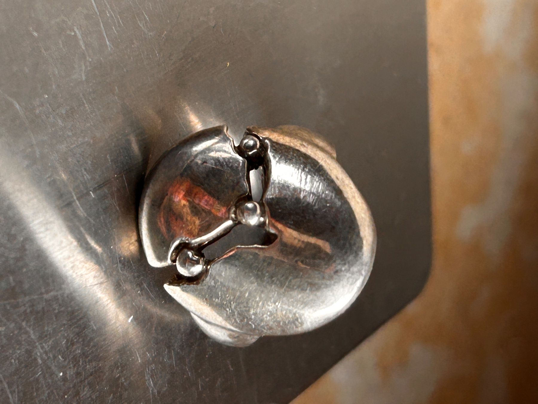 Anelli: Silber Ring EGG DESIGNER (Grösse 58) – Usato da Dittingen venduto da Bellevista 8