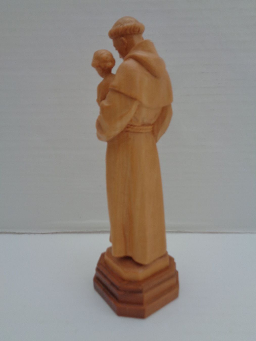 Statuette: Heiliger Antonius mit Kind aus Holz geschnitzt – Usato da Chur venduto da omonia 3