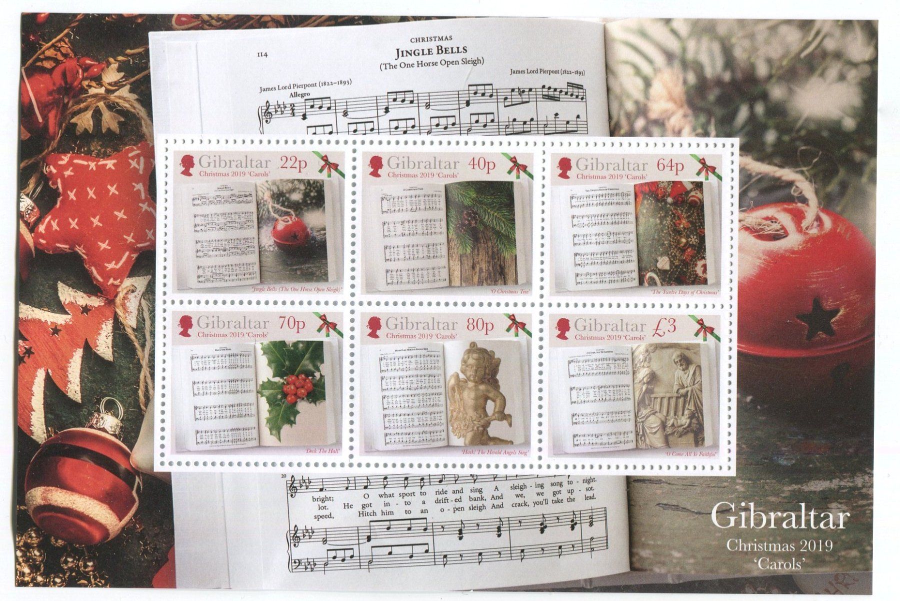 Tous les timbres: Block "Weihnachten". Gibraltar. – Neuf avec emballage d'origine à Basel par Butsch5