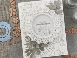 Stanzschablone Nr.199, Blumenkreise 2er (Sizzix geeignet)