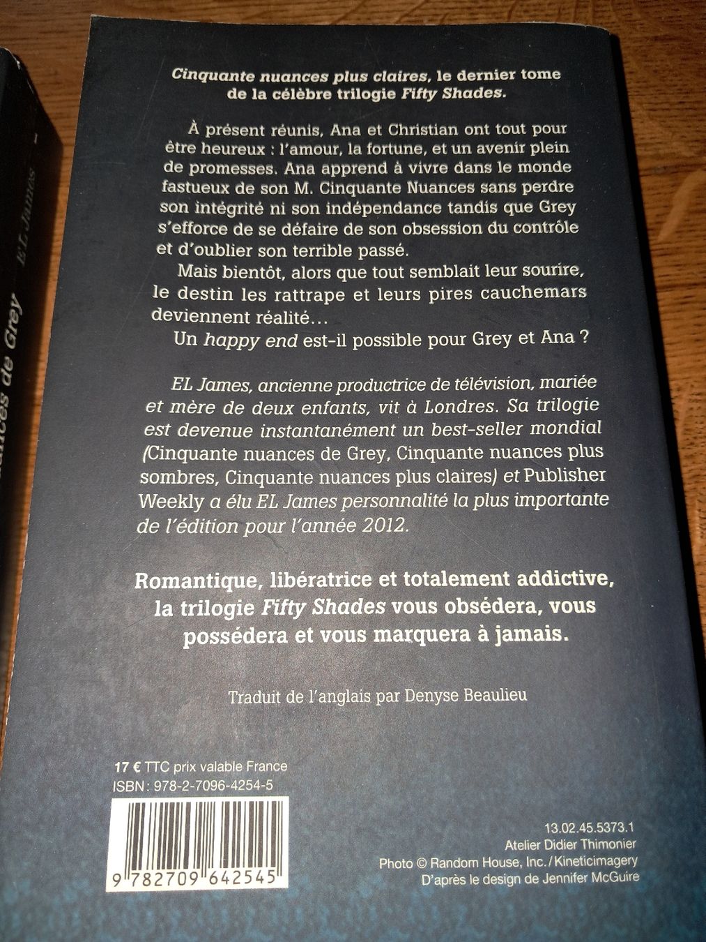 Libri: La trilogie Fifty Shades E L James – Usato da Le locle venduto da juliensaran 2