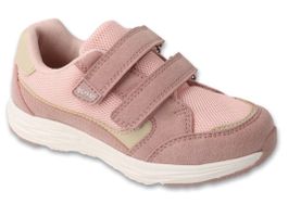 Mädchen Sneaker Gr. 28 Rosa/Altrosa mit Klett - NEU