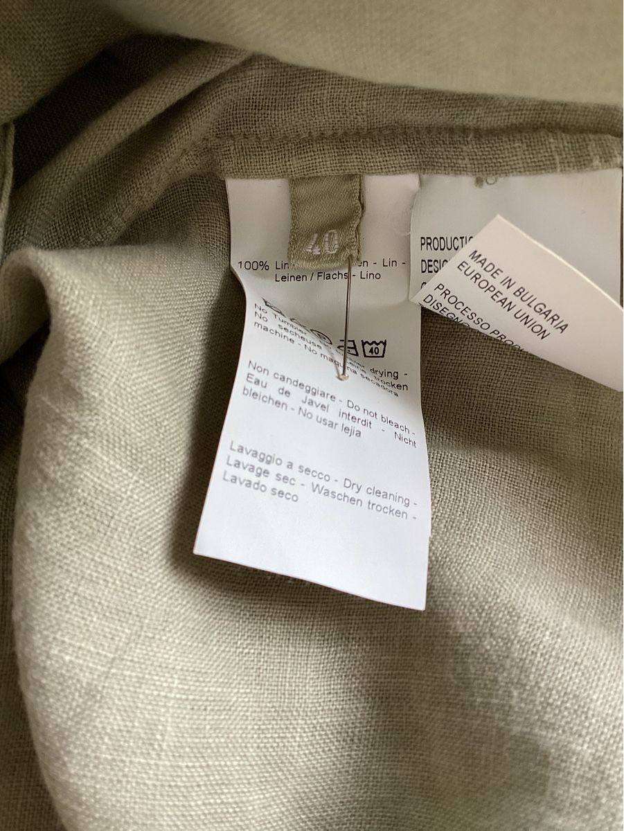 Vestiti: 120% Lino, Damenleinenkleid, Gr. 40 it. – Usato da Salenstein venduto da Esprit57 4
