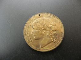 Medaille Helvetia Souvenir de Visite Sanitaire 1906