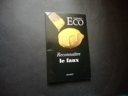 Livre Umberto Eco : Reconnaître le faux, édition Grasset