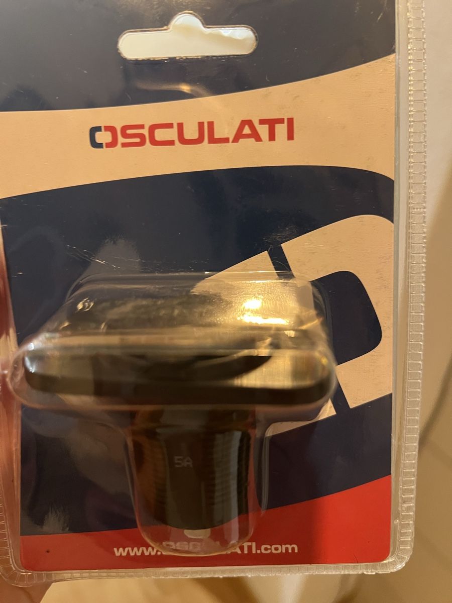 Unità & Adattatore: Osculati 14.516.30 Digital Voltmeter + Dual USB Stecker Typ – Nuovo e nell'imballaggio originale da Meilen venduto da Katzekatze75